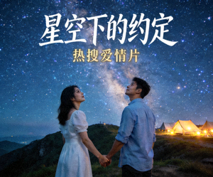 热搜爱情片《星空下的约定》浪漫星空场景